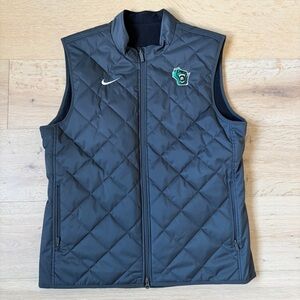 Nike UW Green Bay Phoenix Quilted Vest Men’s L Black Insulated Team Issued *X21
